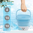 Mini machine à laver rétractable (5 litres, 2 kg)
